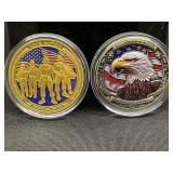 (2) ï¿½Thank You For Your Serviceï¿½ Coins