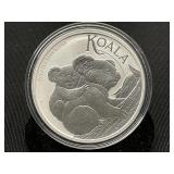 2023 1 Oz. Silver Round, Australian Koala