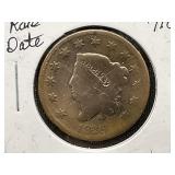 1826 Large Cent Coin *Rare DatE*
