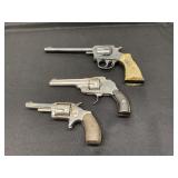 Three Revolvers For Parts Or Repair