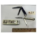 CASE/SCHRADE OLD TIMER POCKET KNIFE PACKAGE!!