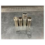 Four Beretta/Benelli 12 Gauge Choke Tubes With Wre