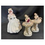 Capodimonte Bone China Ballerina Tutu Figurine