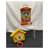 Fisher-Price Musical Teaching Clocks and Phone Set
