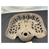 Antique Woods Cast Iron Tractor Seat