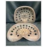 Vintage Metal Tractor Seats