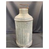 Vintage Galvanized Steel Lube Oil Can