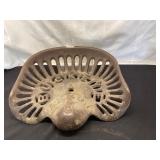 Antique Cast Iron Buckeye Implement Seat
