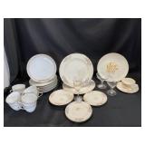 Dinnerware and Glassware Set