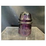 Purple Glass Insulator by WGM Co.