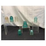 Antique Glass Telegraph Insulators