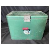 Coleman Green Metal Cooler with Insert