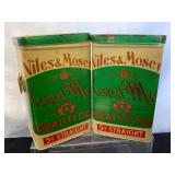 Niles & Moser Cigar Tins