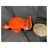 Antique Broken Quincy Ills Tractor Seat and Cast I