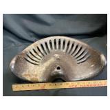 Antique Cast Iron Tractor Seat