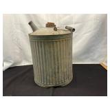 Vintage Galvanized Steel Oil Can