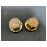 Antique Brass Hubcaps for McCabe-Powers