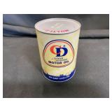 Vintage Custom Designed Motor Oil Can