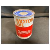 Vintage Conoco Motor Oil 1 Quart Can