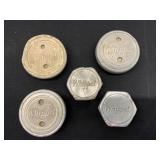 Vintage 1929-1931 Whippet Grease Caps