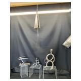 Metal Sculptures and Hanging Wind Chime
