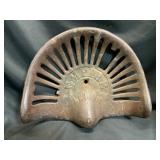 Antique Cast Iron Empire Akron Tractor Seat