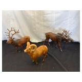 Three Resin Wildlife Figures