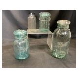 Vintage Glass Mason Jars