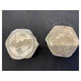 Vintage 1920s Overland Hubcaps