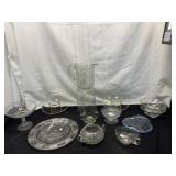 Clear Glass Tableware Set