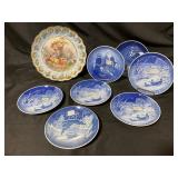 B&G Copenhagen Porcelain Plates and Limoges Plate