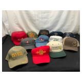 12 Embroidered Logo Caps