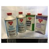 Vintage Conoco Automotive Fluid Cans