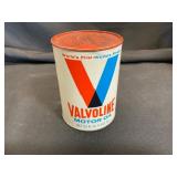 Vintage 1970s Valvoline Motor Oil Quart Can