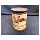 Vintage Defiance Motor Oil Quart Can
