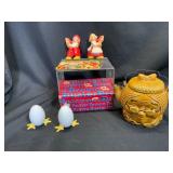 1930s Chalkware Dutch Figurines & Collectibles