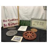 Decorative Signs and Plaques