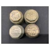 Four Vintage Ford U.S.A. Dust Covers