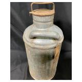 Galvanized Metal 5-Gallon Oil Can