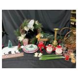 Holiday Decor Assortment with Wreath