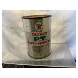 Texaco PT Anti-Freeze Metal Can