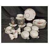 Lefton & Other Moss Rose Porcelain Collection