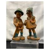 Roman Art Co. Robia Ware Chalkware Hiking Pair