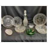Glassware Lot with Murano Bowl