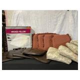 Wedge Pillow, & Chair Cushions