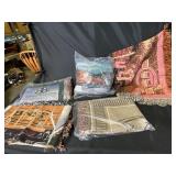 BNSF-Themed Throws and Pillow