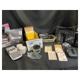 Office and Tech Supplies Lot with Electronics