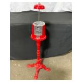 Red Cast Iron Candy Vending Machine