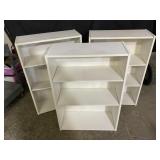 3-Bookshelves W/Adjustable Shelves