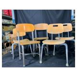 Five Mid-Century Plywood Chairs